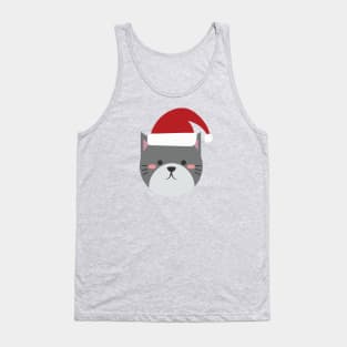 Cute Animal Cute Cat Meow Christmas Outfit Costumes Gift Tank Top